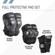 image 2 of Kids Multi Sport Pad Set Black 8+