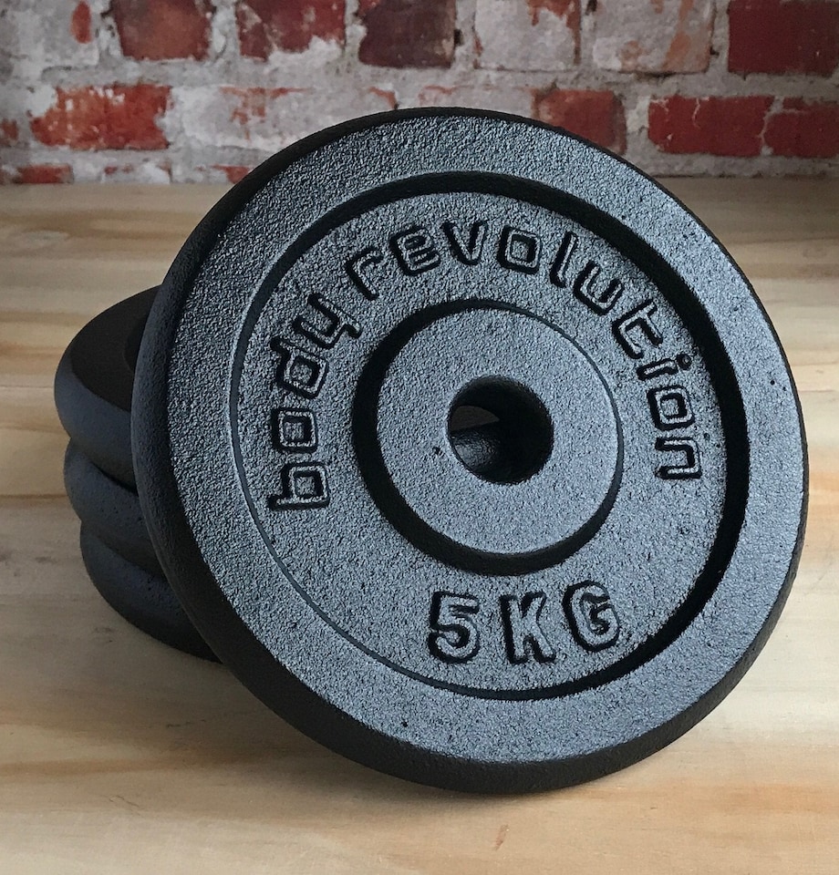 image 1 of Cast Iron Weight Plates 2 x 10kg