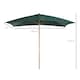 image 7 of Outsunny Wooden Garden Parasol Sun Shade Patio Umbrella Canopy Green
