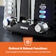 image 6 of GEEPAS Electric Kettle 4 Slice Bread Toaster & Microwave Kitchen Set