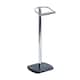 image 3 of Showerdrape Octavia Grey Marble & Chrome Freestanding Toilet Roll Holder | Multi | 1