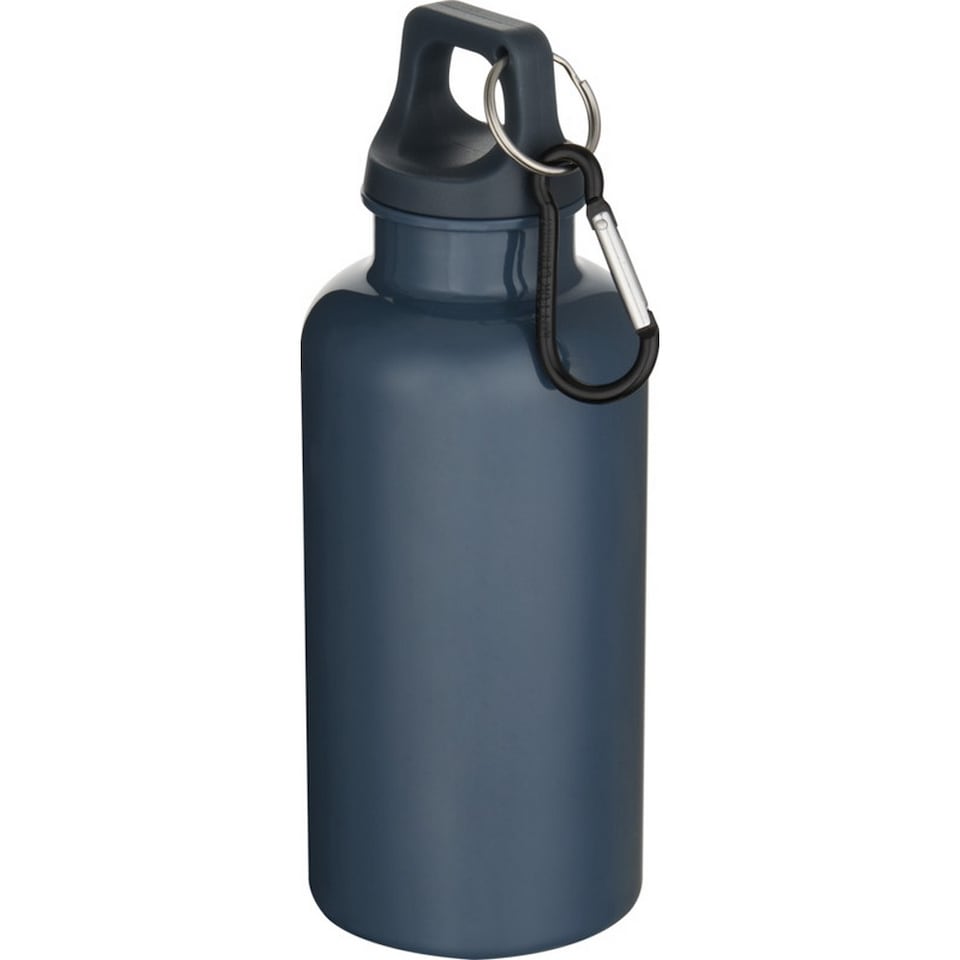 image 1 of Floso Oregon Solid Plastic Carabiner Clip 400ml Water Bottle | Blue | Hale Blue | 1