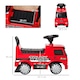 image 7 of HOMCOM 3-in-1 Ride On Car Kids Mercedes Truck Storage for 12 - 36 Months Red | Red | Red