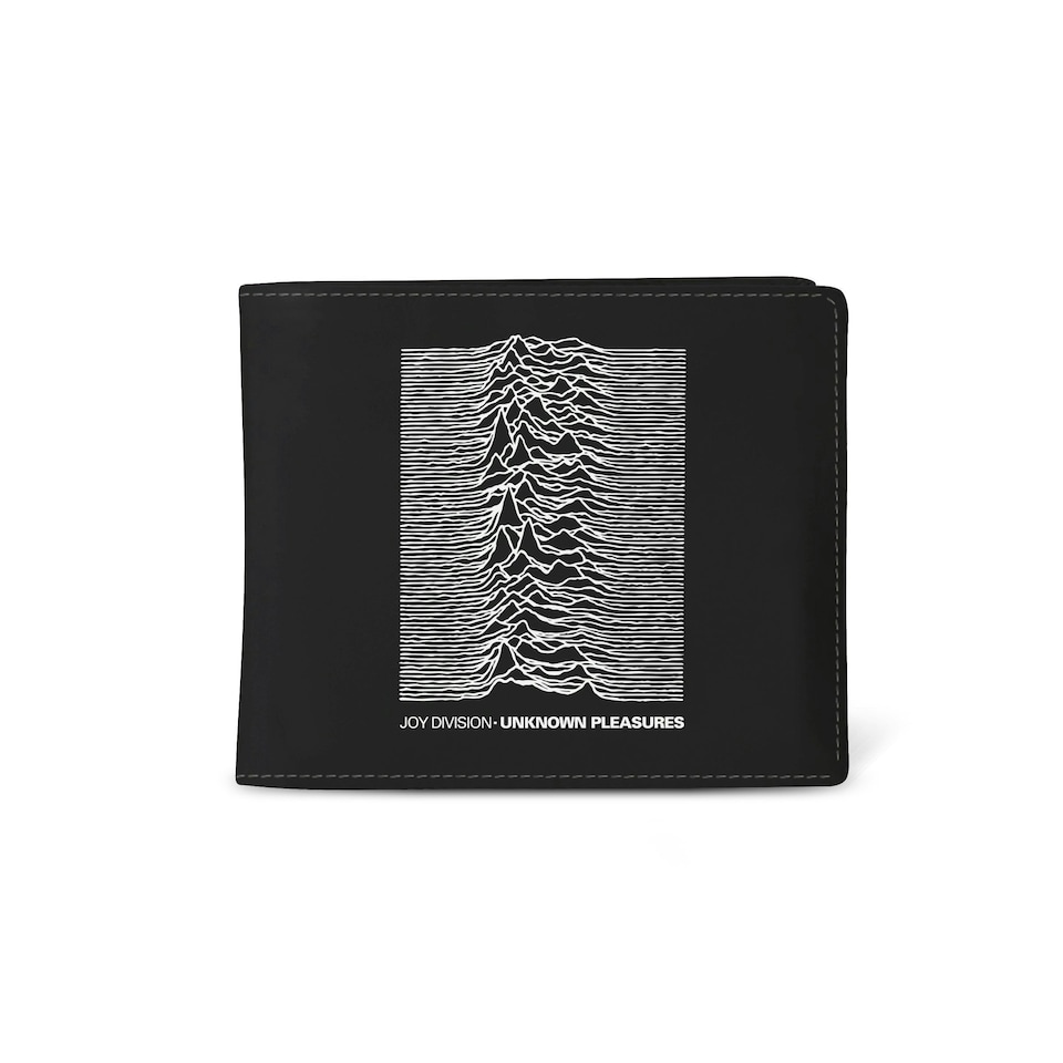 image 1 of Rocksax Joy Division Wallet - Unknown Pleasures Black