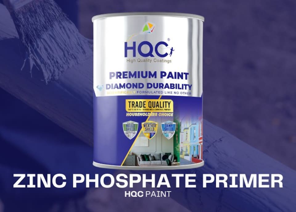 image 1 of HQC Zinc Phosphate Primer - Fast-Drying Anti-Corrosive Metal Primer with Excellent Adhesion - 20L