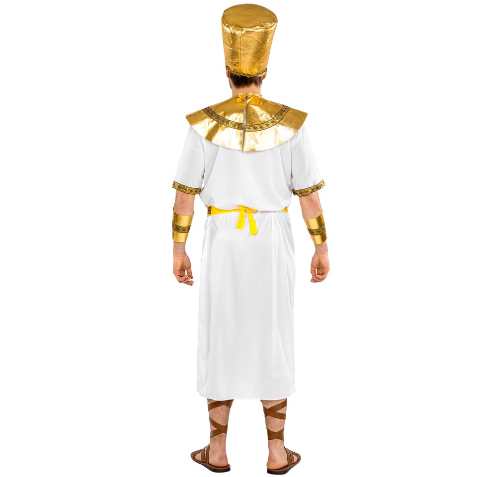 image 1 of Mens King Pharaoh Costume | White | white | M | 1
