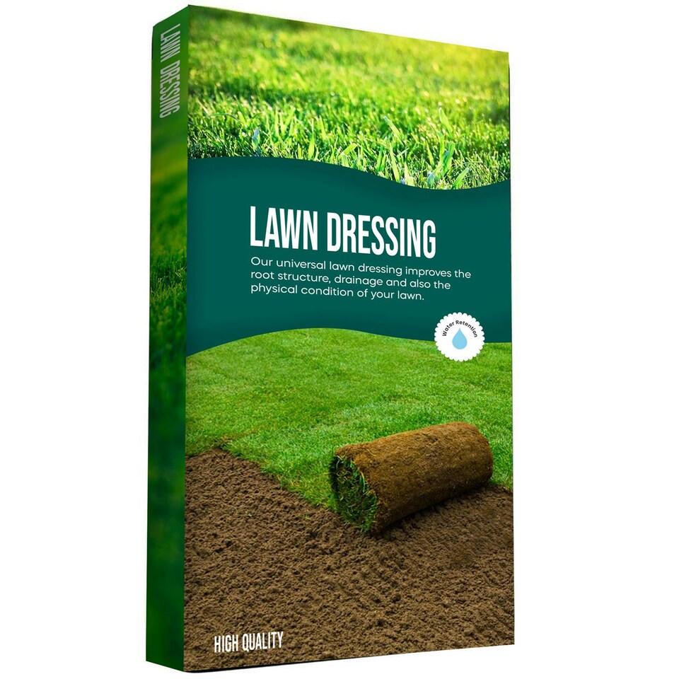 image 1 of 2 x 25L Lawn & Turf Dressing Soil Create Lovely Lush Thriving Garden Lawn Helps Maintain Moisture In The Soil