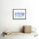 image 2 of Lavender Flowers Soft Bright Floral Watercolour 9x7" Black Framed Wall Art Print