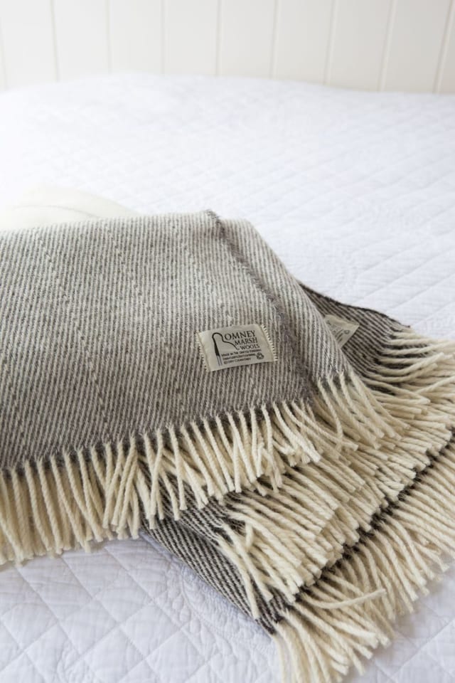 image 1 of Romney Marsh Wools, Copperhurst British Soft Wool Throw
