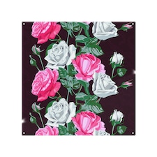 Pattern Of Pink And White Flowers Splash Back | White