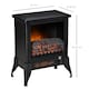 image 5 of HOMCOM Electric Fireplace Stove, Free standing Fireplace Heater with Realistic Flame Effect, Adjustable Temperature and Overheat Protection, Black