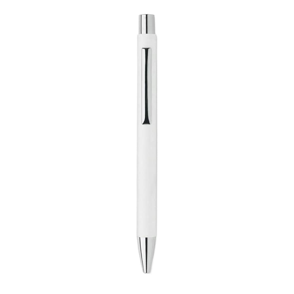 image 1 of MidOcean Olympia Ballpoint Pen - White - 14cm x 1.1cm