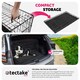 image 3 of Dog Crate Luna - foldable, robust steel mesh, double locked doors - 71x108x76cm
