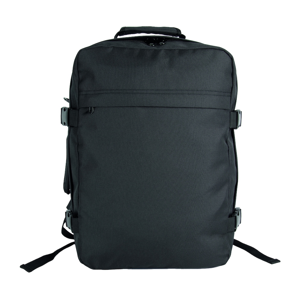 image 1 of Kimood Plain Travel Backpack | Black | Black | One Size | 1
