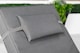 image 6 of Rattan Sun Lounger & Table Set Sun bed 6 Recline Positions + Cover | Grey | Grey