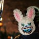 image 2 of Global Gizmos 47919 Light Up Halloween Bunny Mask