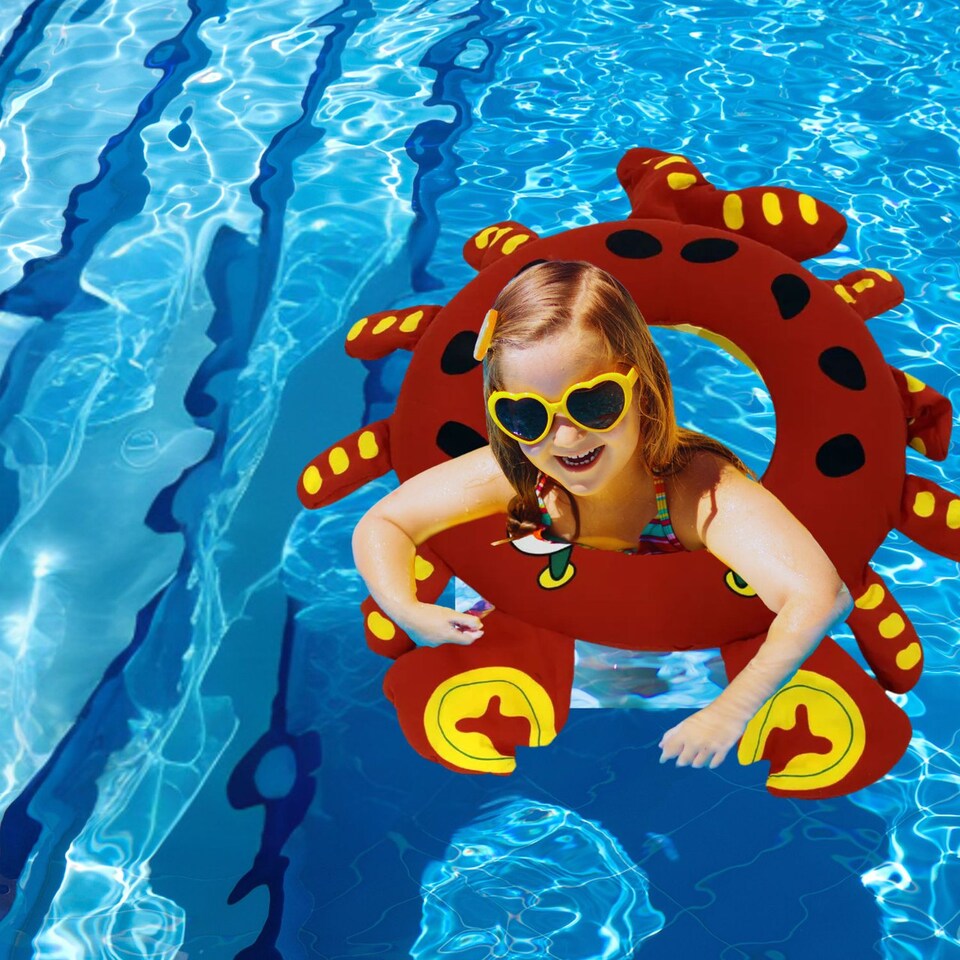 image 1 of Animal-Designed Swimming Ring for Kids | Red | 1