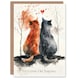 image 1 of Lover Grow Old Together Autumn Anniversary Valentines Day Card