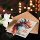 image 4 of Horned Chinese Dragon Fantasy Concept Painting Good Luck Card