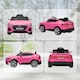 image 9 of HOMCOM Audi E-tron Licensed 12V Kids Electric Ride on, Electric Car for Kids, with Parental Remote, Music Lights MP3, Suspension Wheels, for 3-5 Years, Pink | Pink