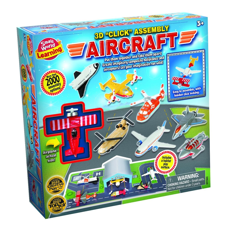 image 1 of 3D Click" Assembly Aircraft