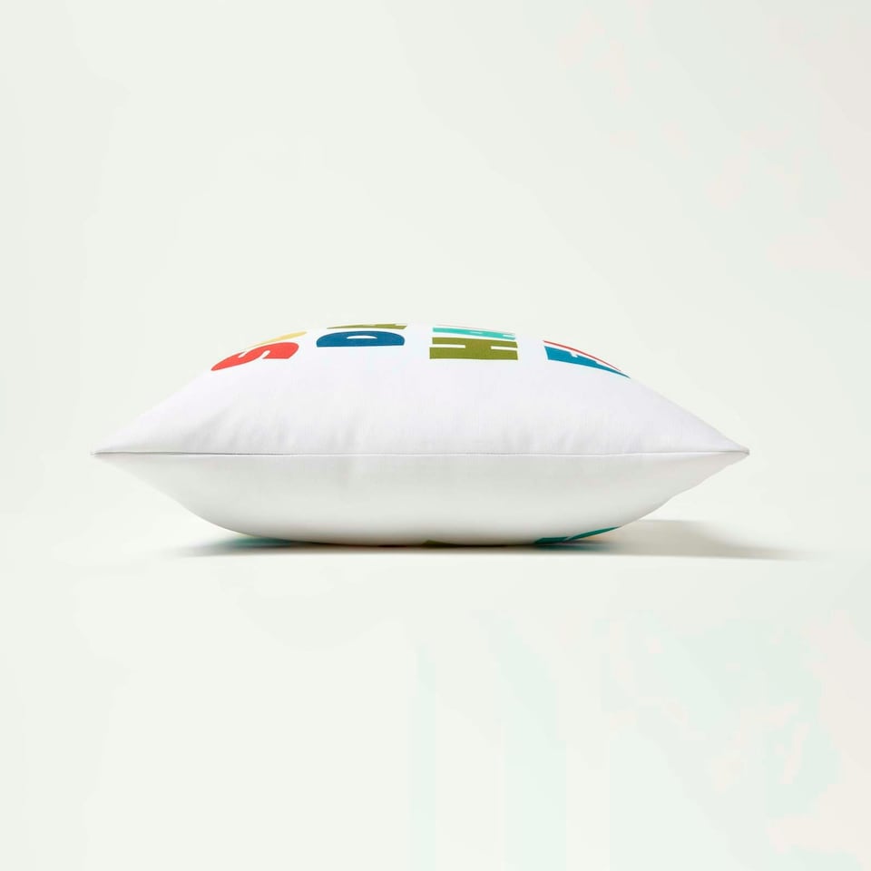 image 1 of Homescapes Sunny Days Outdoor Cushion 45 x 45 cm - Set of 2