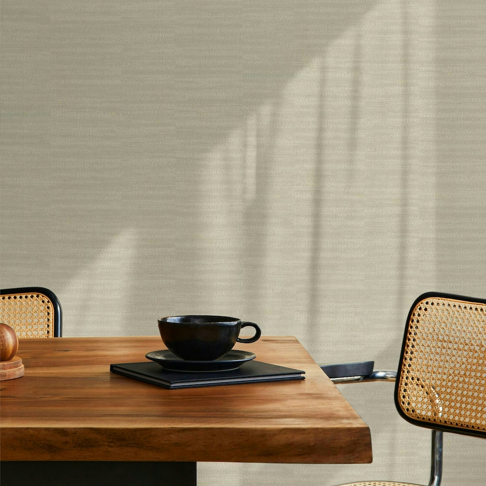 image 1 of Boutique Scape Texture Greige Wallpaper Grey | Grey