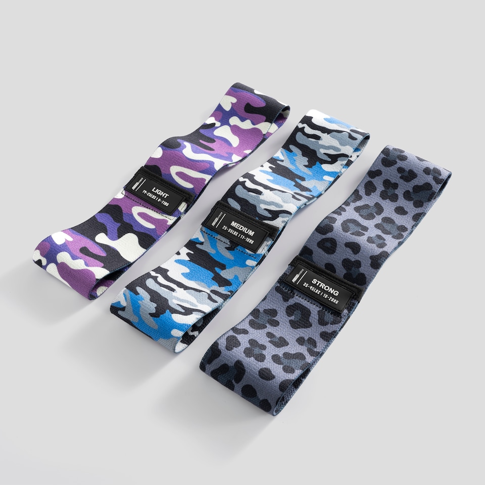 image 1 of Phoenix Fitness Camouflage Cotton Hip Bands | Multi