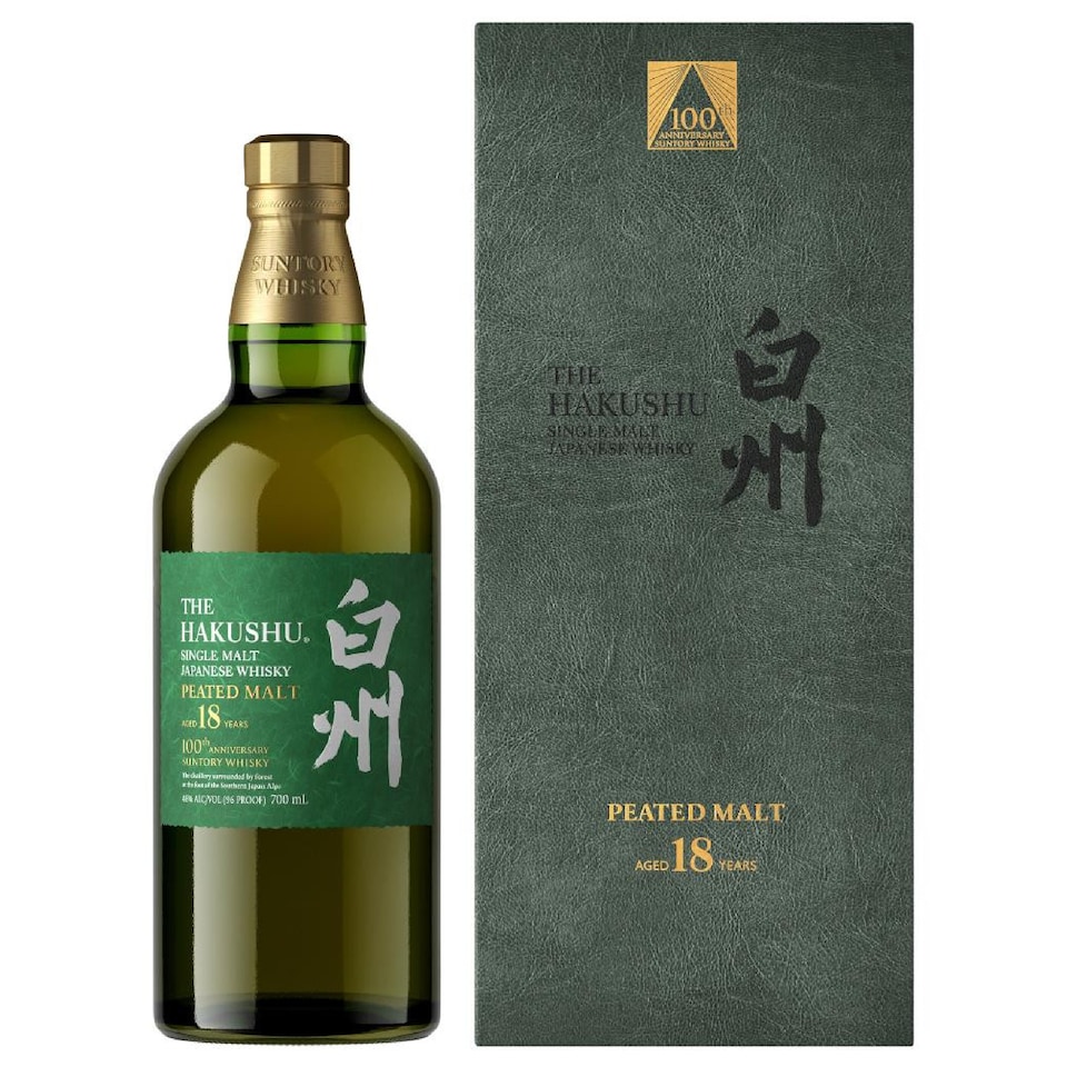 image 1 of Hakushu - Suntory 100th Anniversary Edition Single Malt Japanese 18 year old Whisky | Multi | Brilliant Gold | Hakushu - Suntory 100th Anniversary Edition Single Malt Japanese - 18 year old Whisky 70cl 43% ABV | 1