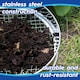 image 4 of Harbour Housewares 5-Filter Garden Riddle Sieve - 30cm