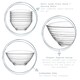 image 2 of LAV Derin Glass Serving Bowl - 12cm - Clear Clear