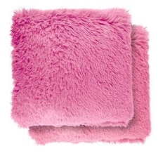 Teddy Cushion Cover 43cm x 43cm Pink | Pink | Pink