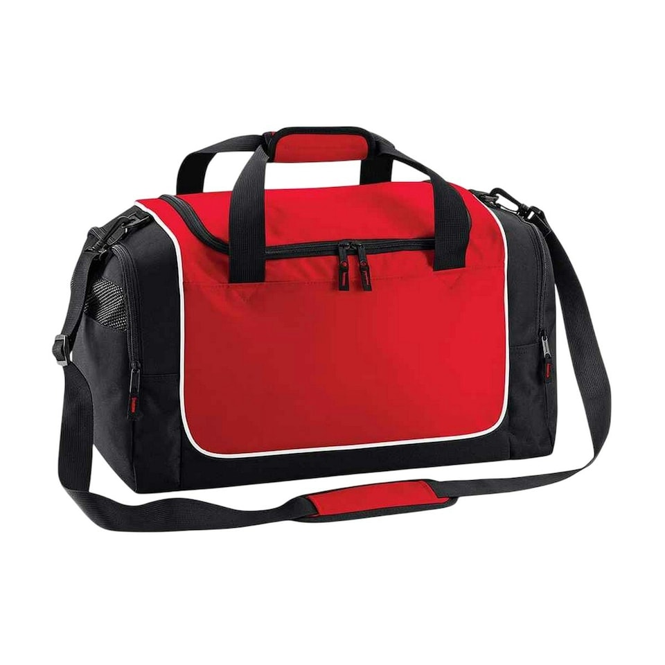 Quadra Teamwear Locker Bag - Classic Red/Black/White - One Size