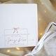 image 9 of THINKING OF YOU In Memory of Feather Heart Bauble Gift Boxed
