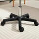 image 8 of HOMCOM Saddle Stool Adjustable Rolling Salon Chair for Massage Spa Beauty Pink Pink