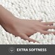 image 9 of Non Slip Bath Mat Water Absorbent Shower Mats Machine Washable Bathroom Rug, White | White