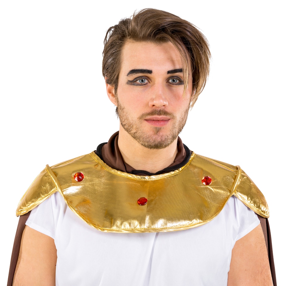image 1 of Mens Mighty Gladiator Costume | Gold | gold | S | 1