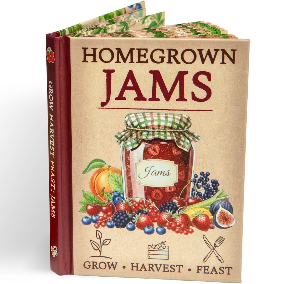 image 1 of Homegrown Jams Recipe Book A Guide to Growing & Cooking Your Own Jam