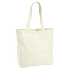 Westford Mill Recycled Cotton Oversized Tote Bag - Natural - One Size Cream