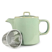Scandi Home 1L Oslo Sage Green Teapot with Stainless Steel Infuser