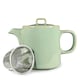 image 1 of Scandi Home 1L Oslo Sage Green Teapot with Stainless Steel Infuser