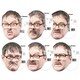 image 2 of Jim Bell Emotions Mark Heap Friday Night Dinner&nbsp;Party Cardboard Face Masks - Pack of 6 Multi