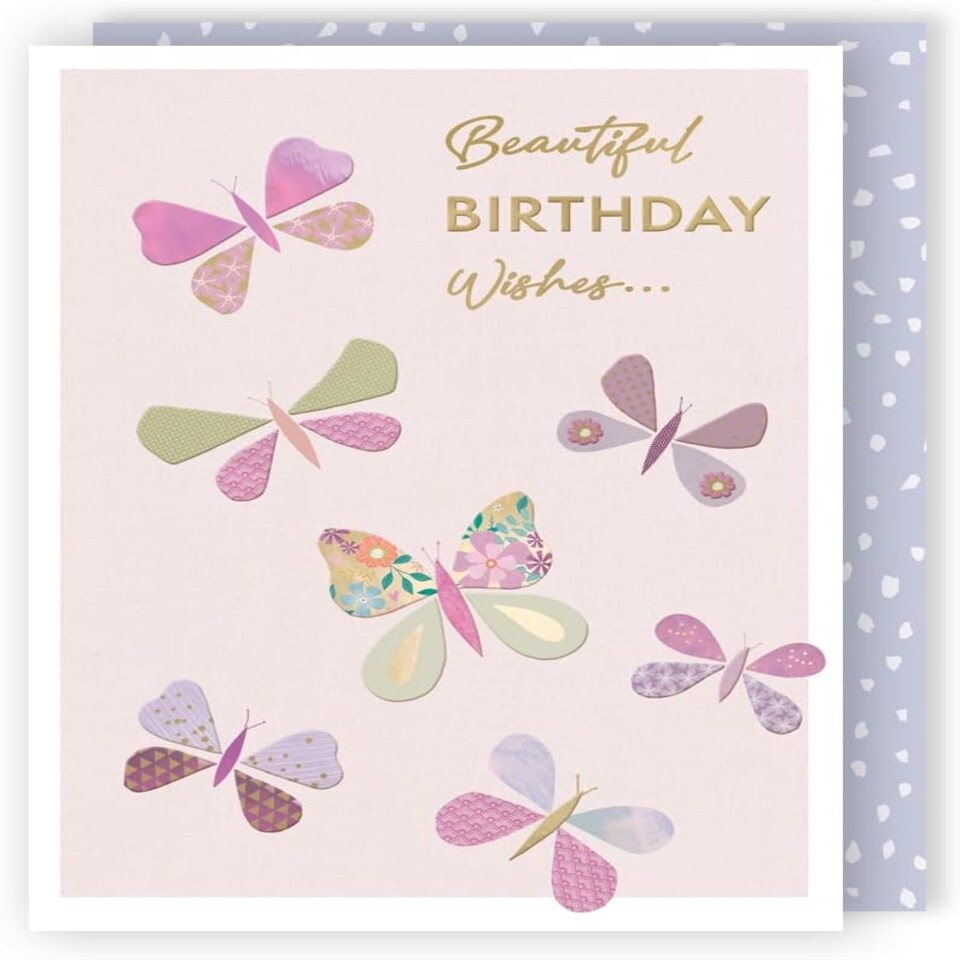 image 1 of Contemporary Beautiful Wishes Butterfly-Tastic! Birthday Card