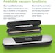 image 5 of LAICA Food Vacuum Sealer Machine Compact VT3205 - Integrated Cutter & Magnetic Base - With Bags