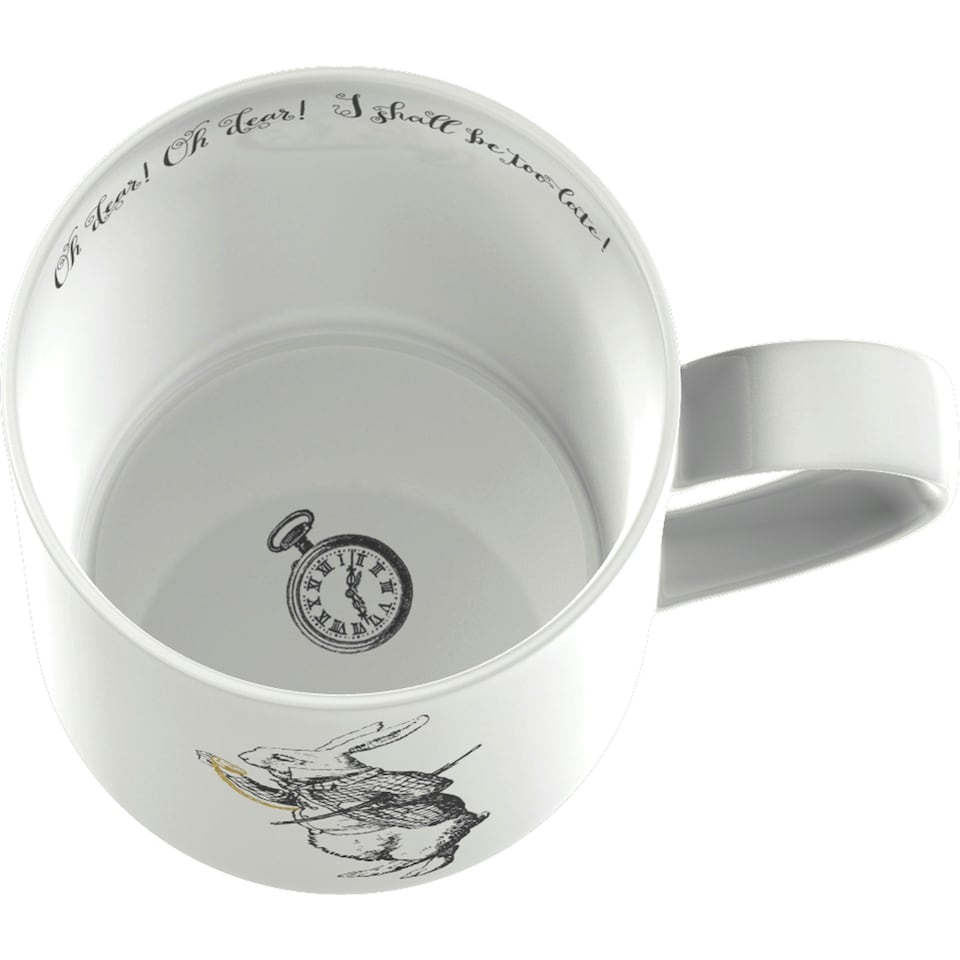 image 1 of V&A Alice in Wonderland Mug White 350ml | White