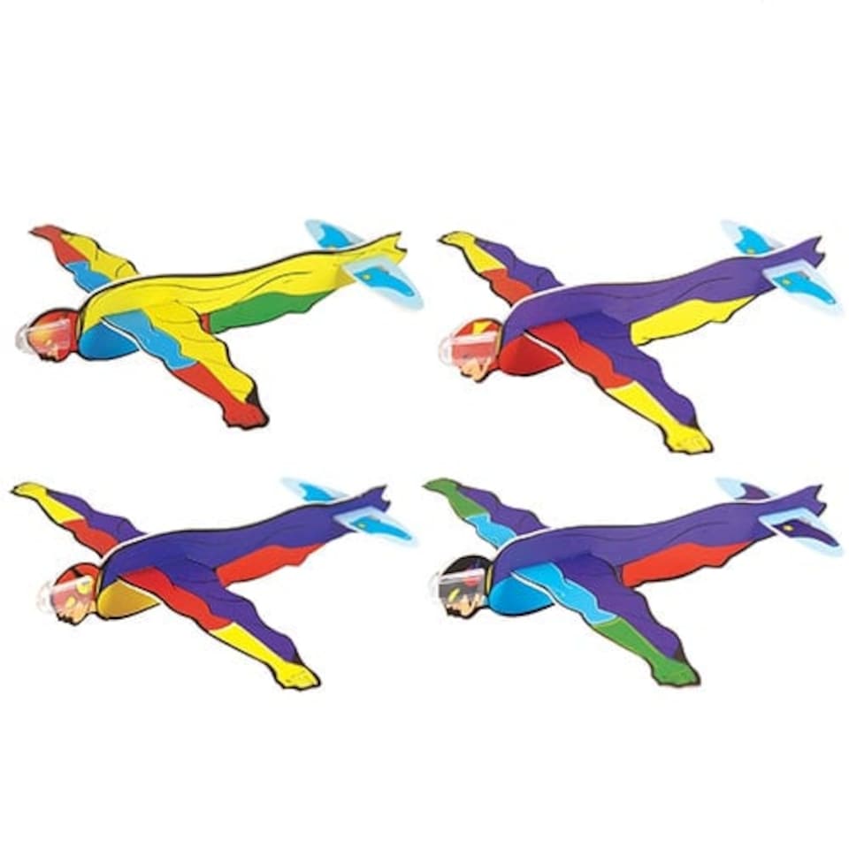 Assorted Superhero Gliders Toy 17cm