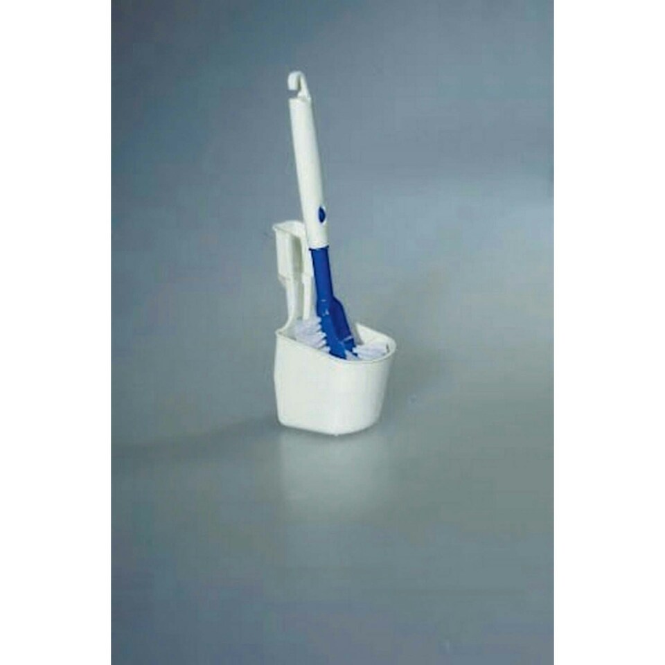 image 1 of Mini Caravan Toilet Brush - White - One Size