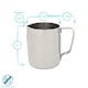 image 3 of Argon Tableware Stainless Steel Milk Jug - 410ml