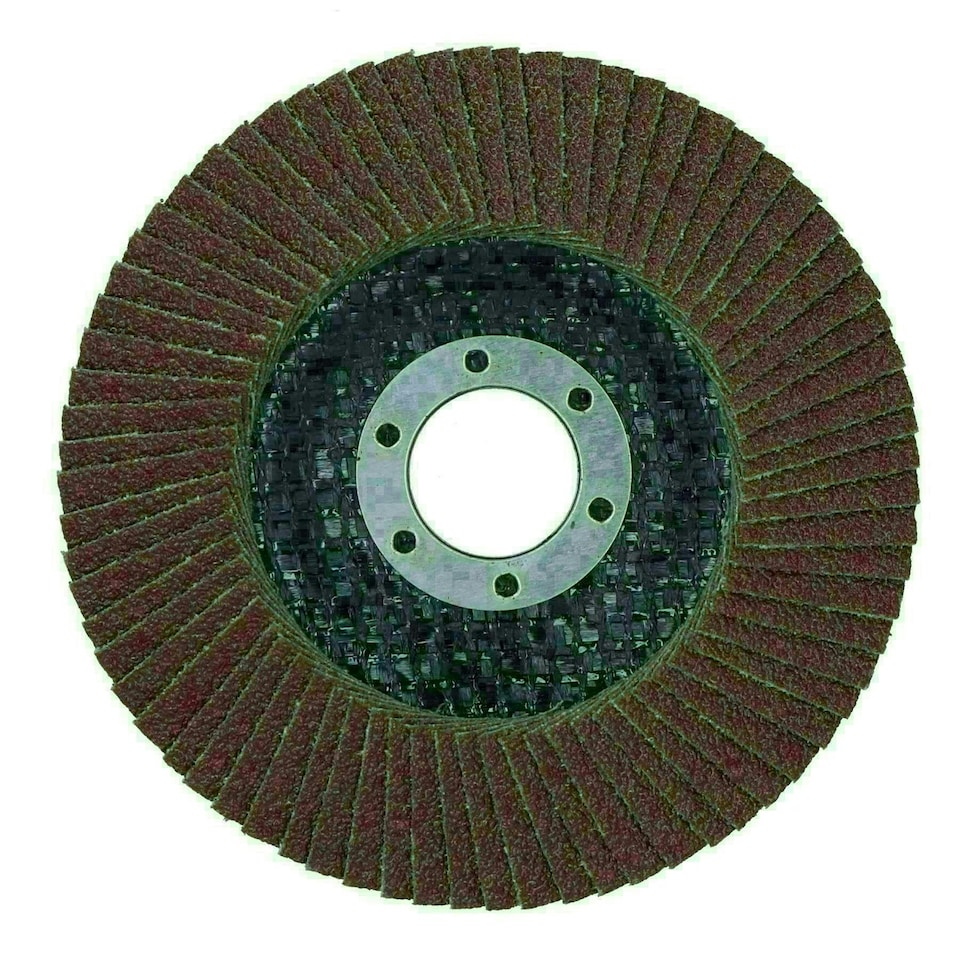 image 1 of 20 x Flap Discs 80 Grit Angle Grinder 4.5" (115mm) Flat Sanding Grinding TE232