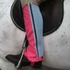 image 2 of Gallop Equestrian Adults Coloured Washable Half Chaps Blue | Size: Small
Colour: Pink/Blue